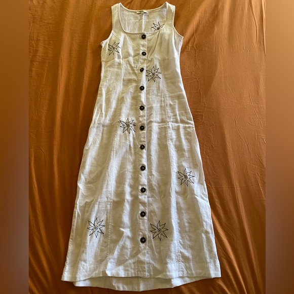 MADEWELL Button-Front Midi Dress - Picture 3 of 6